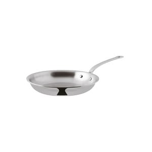095-1221426 10 1/4" Aluminum/Stainless Steel Frying Pan w/ Stainless Steel Handle