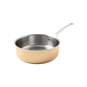 095-1560824 9 1/2" Aluminum/Copper/Stainless Steel Saute Pan w/ Loop Handle