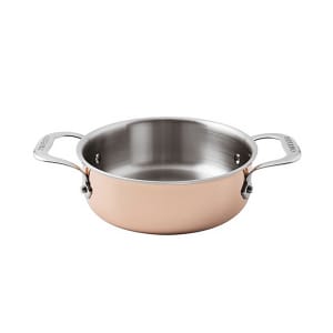 095-1560928 5 7/8 qt Round Casserole Dish - Aluminum/Copper/Stainless Steel