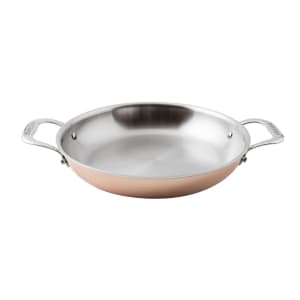 095-1561520 7-7/8" Aluminum/Copper/Stainless Steel French Omelet Pan w/ Stainless Steel Handles