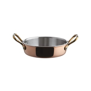 095-A1550416 28 oz Aluminum/Copper/Stainless Steel Mini Rondeau Ramekin