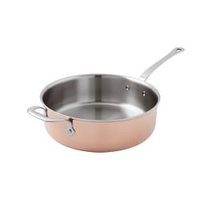 095-1560828 11" Aluminum/Copper/Stainless Steel Saute Pan w/ Loop Handle