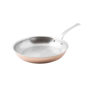 095-1561424 9 1/2" Aluminum/Copper/Stainless Steel Frying Pan w/ Loop Handle