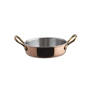 095-A1550312 12 oz Aluminum/Copper/Stainless Steel Mini Rondeau Ramekin