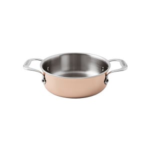 095-1560924 3 3/4 qt Round Casserole Dish - Aluminum/Copper/Stainless Steel