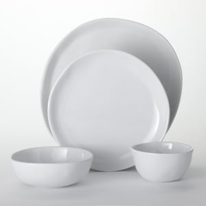 166-CIPSCL 4 Piece Melamine Individual Place Setting, Cloud