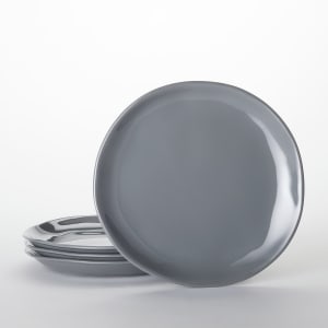 166-CMPP10ST 11 1/8" Round Melamine Coupe Plate, Storm