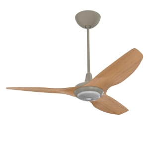 541-HK52UN20LDNKCA 52" Haiku Ceiling Fan Kit w/ 20" Downrod, Caramel Bamboo/Nickel Motor