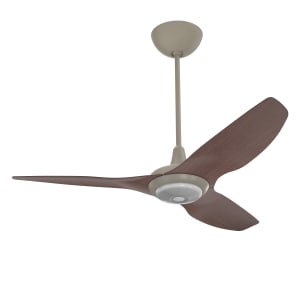 541-HK52UN20LDNKCO 52" Haiku Ceiling Fan Kit w/ 20" Downrod, Cocoa Bamboo/Nickel Motor