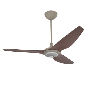 541-HK60UN20LDNICO 60" Haiku Ceiling Fan Kit w/ 20" Downrod, Cocoa Bamboo/Nickel Motor