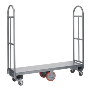 145-30060DPU 2000 lb U-Boat Utility Cart - 63"L x 16"H, Steel