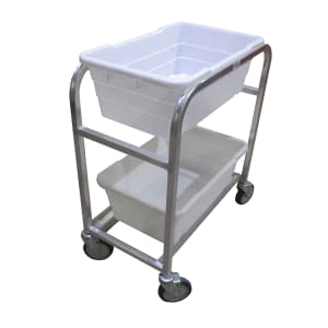 145-SSL2 Mobile Lug Cart w/ 2 Lug Capacity, Stainless Steel