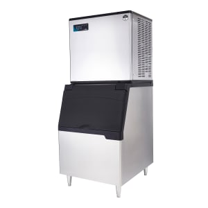 457-IM1100ACIB033 1106 lb Full Cube Ice Machine w/ Bin - 350 lb Storage, Air Cooled, 208-230v