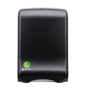 094-T1700REBK Wall Mount Paper Towel Dispenser for C Fold or Multifold - ABS, Black