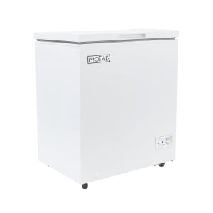 842-MCF5 30" Mobile Chest Freezer w/ Wire Storage Basket - White, 115v