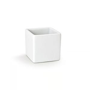 872-ASC015WHP23 3 oz Square Ramekin - Porcelain, White