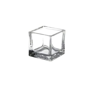 872-ASA011CLG23 2 1/2 oz Square Sampler™ Dish - Glass, Clear