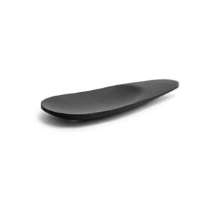 872-ASA008BKB24 Oval Sampler™ Plate - 4" x 1 1/2", Bamboo, Black