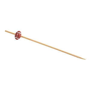 872-AST025MUB83 4 1/2" Bamboo Football Pick