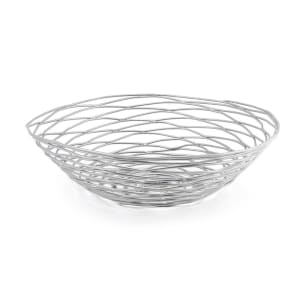 872-BBK007BCI22 10" Round Wireware™ Basket - Iron, Silver