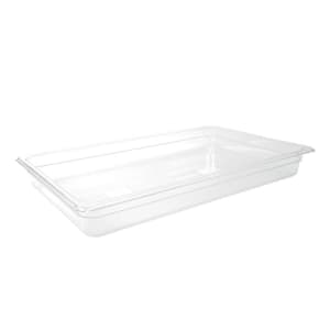 872-BHO053CLT20 Ice Housing Insert Pan - 20 3/4" x 12 3/4" x 2 1/2", Resin, Clear