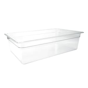 872-BHO052CLT20 Ice Housing Insert Pan - 20 3/4" x 12 3/4" x 5 3/4", Resin, Clear