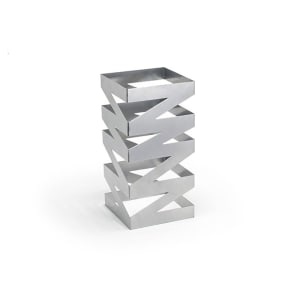 872-BRI013SII28 2 Piece B³ Buffet Building Blocks® Riser Set - Iron, Silver