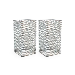 872-BRI011PTI28 2 Piece B³ Buffet Building Blocks® Riser Set - 13"H, Iron, Patina
