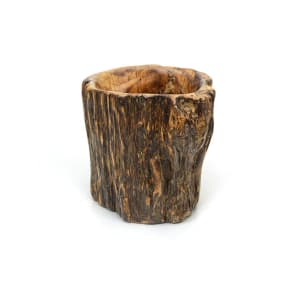 872-BRI009NAW28 10" Round Root® Display Riser - Wood