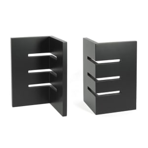 872-BHO144BKB20 2 Piece Buffetware Riser Set - Bamboo, Black
