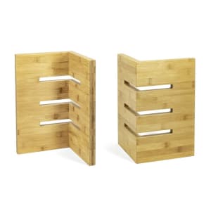 872-BHO144BBB20 2 Piece Buffetware Riser Set - Bamboo