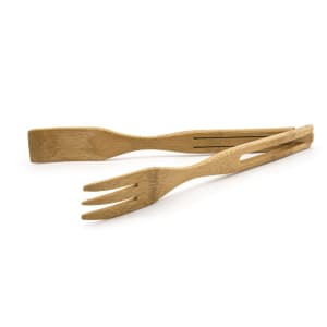 872-BUT022BBB23 12"L Bamboo Salad Tongs