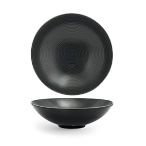 872-DBO007BKP22 40 oz Round Spiral® Bowl - Porcelain, Ink