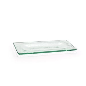 872-DAP004CLG23 Rectangular Arctic™ Dinner Plate - 8" x 4", Glass