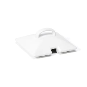 872-DBO100WHP23 Notched Lift Off Lid for 4" x 4" Porcelain Jars