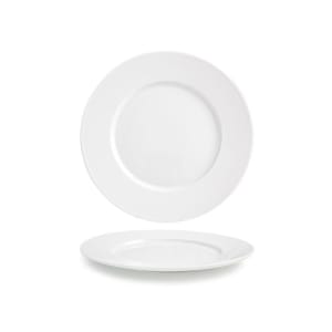 872-DOS024WHP21 10 1/2" Round Monaco Plate - Porcelain, White