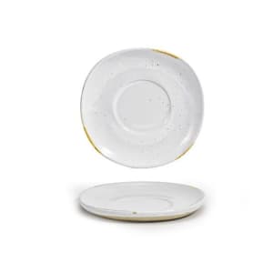 872-DCS064BEP23 6" Round Artefact™ Saucer - Porcelain, Ash