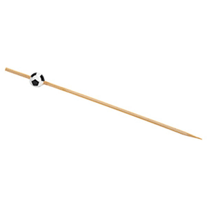 872-AST026MUB83 4 1/2" Bamboo Soccer Pick