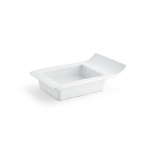 872-DSD039WHP23 4 oz Rectangular Nami™ Dish - Porcelain, White