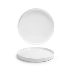 872-DDP076WHP22 9" Round Soho Plate - Porcelain, White