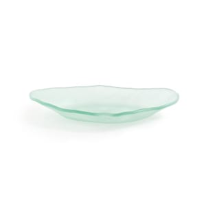 872-DDP011FRG22 Oval Arctic™ Dinner Plate - 10 1/4" x 6", Glass, Frosted