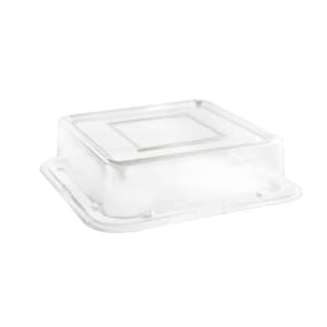 872-DCV025CLT28 8 1/2" Square Servewise® Disposable Plate Cover - Plastic, Clear