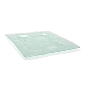 872-DOS002FRG22 13" Square Arctic™ Dinner Plate - Glass, Frosted