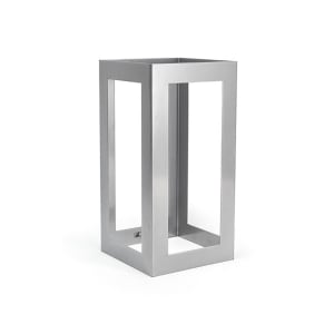 872-BRI014BCI28 2 Piece B³ Buffet Building Blocks® Riser Set - 13"H, Iron, Silver