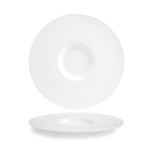 872-DDP039WHP22 12 1/2" Round Monaco Plate - Porcelain, White