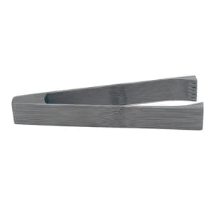 872-BUT028GYB23 7 1/4" Bamboo Ice Tongs, Smoke