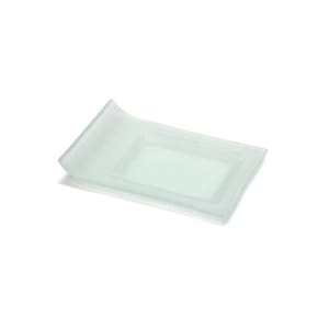 872-DAP041FRG23 Rectangular Sampler™ Plate - 5 1/2" x 3 3/4", Glass, Frosted