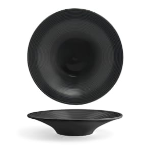 872-DBO130BKP21 28 oz Round Spiral® Bowl - Porcelain, Ink