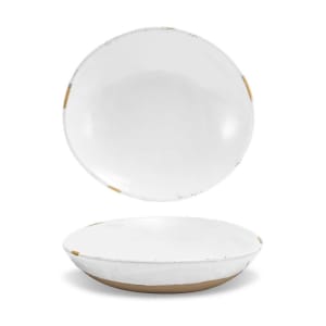 872-DBO194WHP21 58 oz Round Artefact® Low Bowl - Porcelain, White