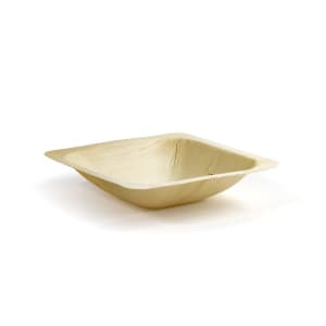 872-DBO177NAW28 16 oz Square Servewise® Disposable Bowl, Pinewood